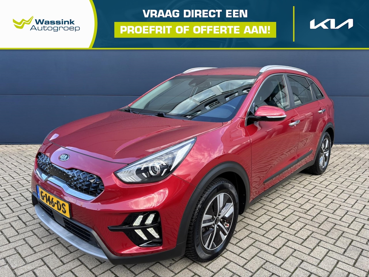 Kia Niro - 1.6 GDi Hybrid 141pk DCT6 DynamicLine | Navigatie | Trekhaak | Parkeercamera | Cruise cont - AutoWereld.nl