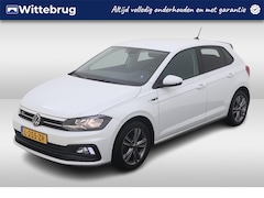 Volkswagen Polo - 1.0 TSI R-Line Edition / AUTOMAAT/ APP CONNECT/ ADAPT. CRUISE/ GETINT GLAS/ NAVI/ 16" LMV