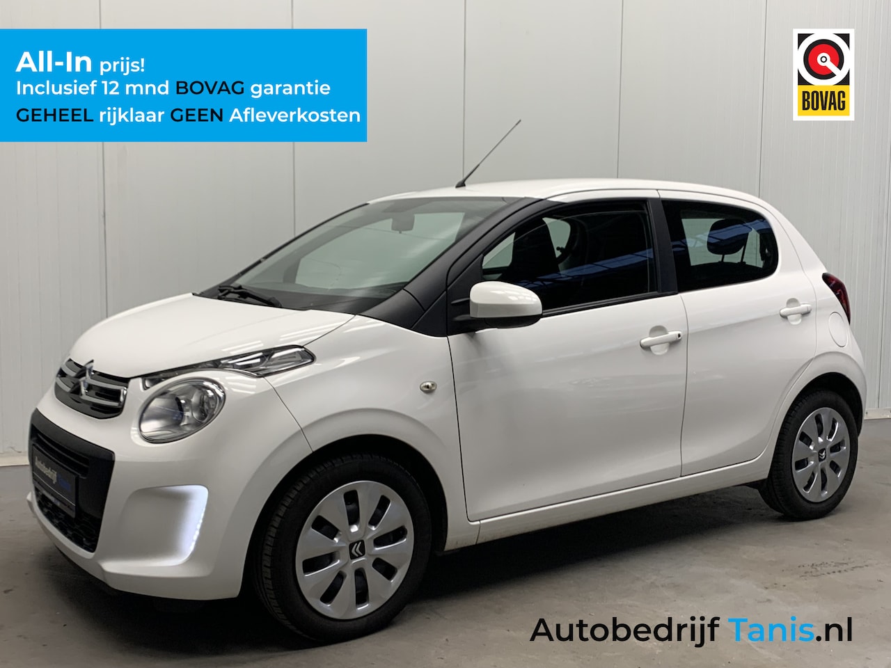 Citroën C1 - 1.0 VTi Millenium NAVI by CARPLAY-AIRCO/ECC-CAMERA-STOELVERWARMING-ELECTR.PAKKET - AutoWereld.nl