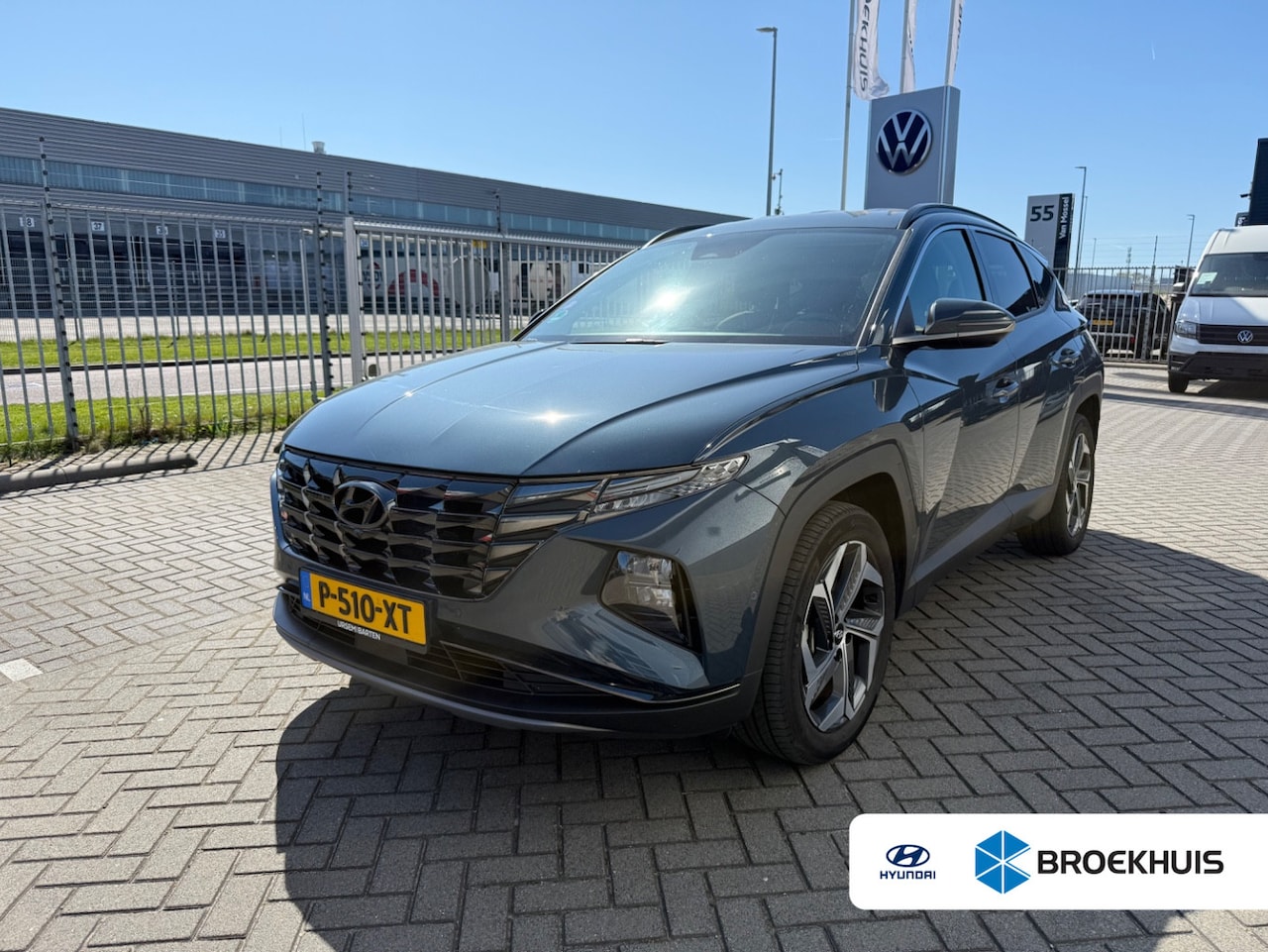 Hyundai Tucson - 1.6 T-GDI HEV Premium 230pk | Trekhaak | Vol-Leder | Elektr. Stoelen | Elektr. Achterklep - AutoWereld.nl