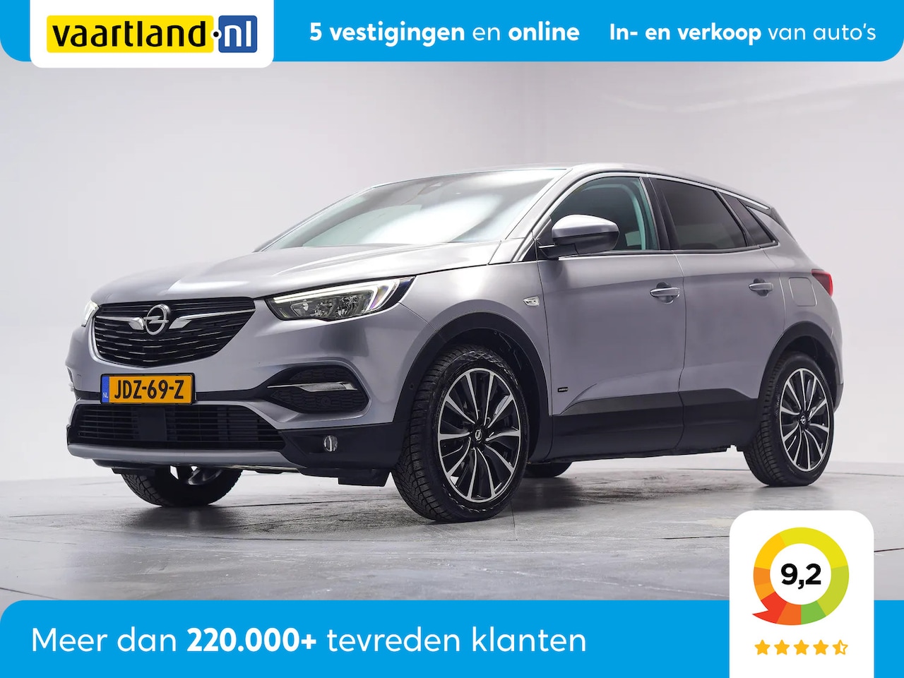 Opel Grandland X - 1.6 Hybrid 300pk 4x4 Innovation [ LED Navi Camera Apple/Android Half-leder ] - AutoWereld.nl
