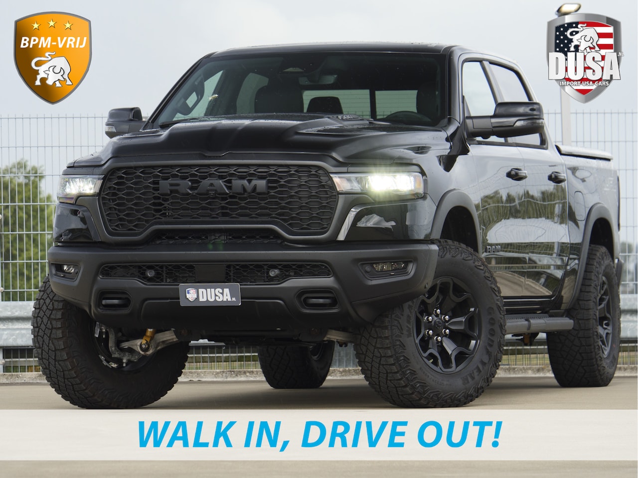 Dodge Ram 1500 - | Rebel | Premium | 4x4 | Crew Cab | 3.0L Twin-turbo I6 | BPM-VRIJ | LPG | 10,2 inch Passe - AutoWereld.nl