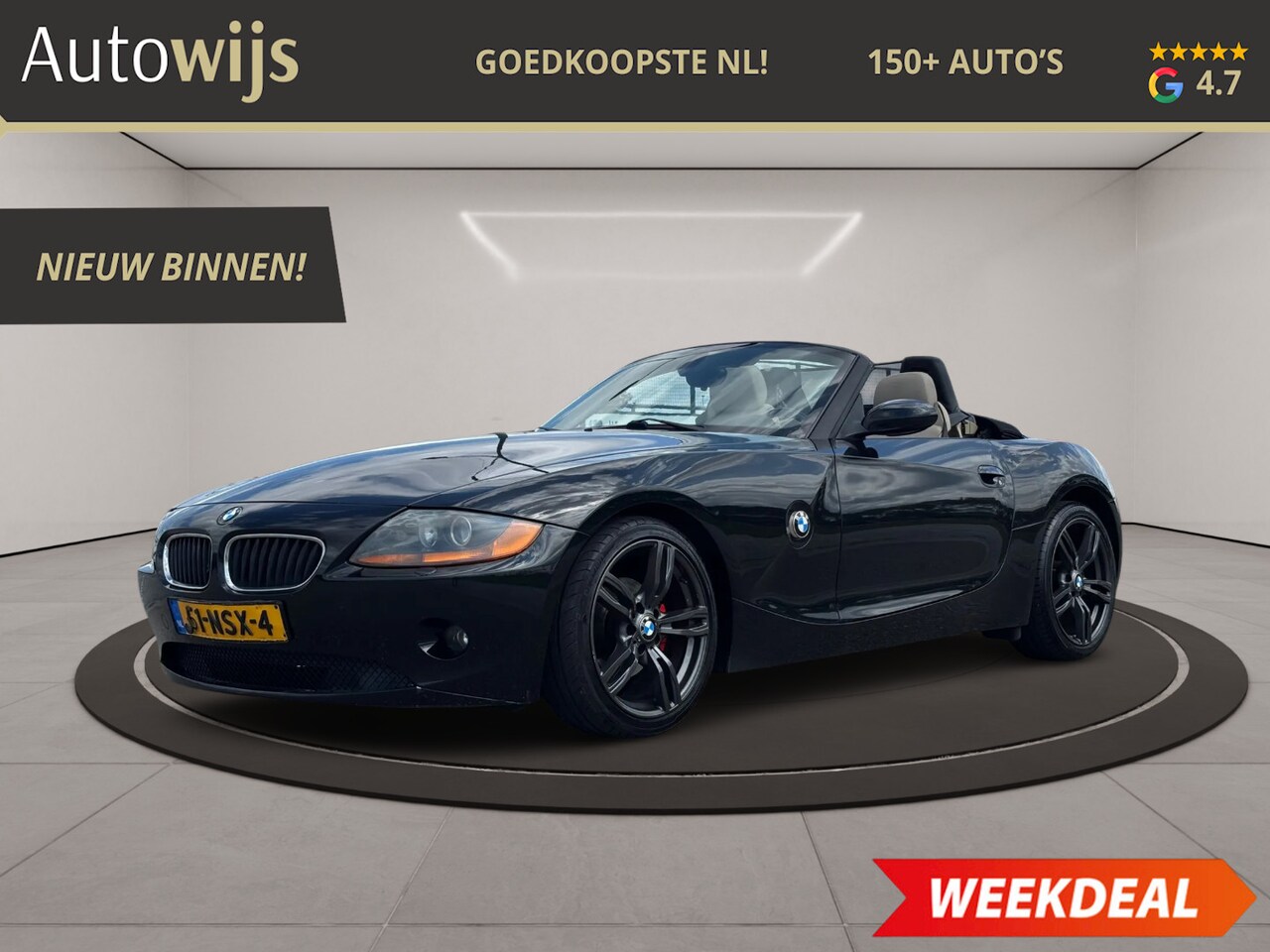 BMW Z4 Roadster - 2.5i|Leder|LM-VELG|Airco|Cruise - AutoWereld.nl