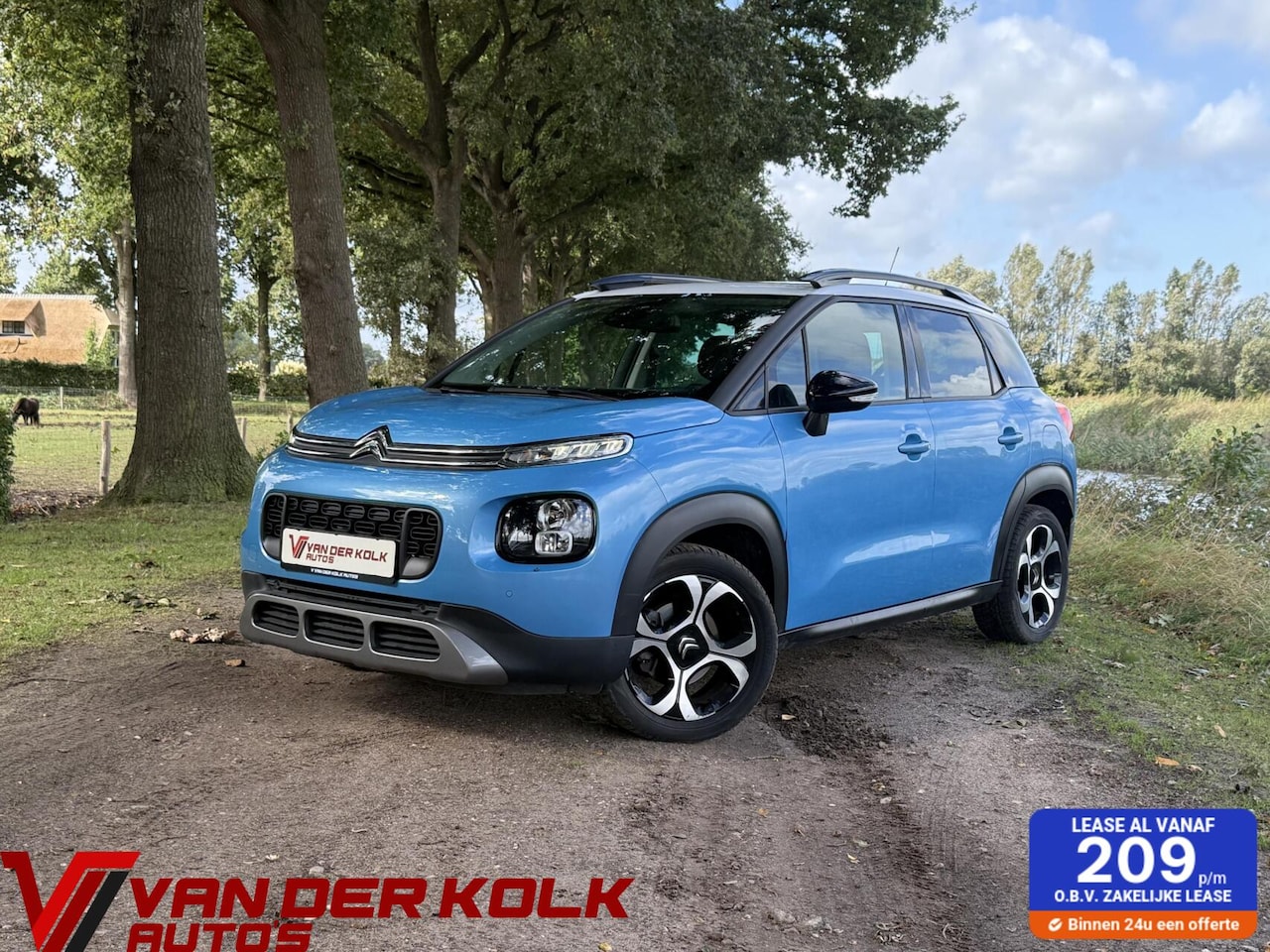 Citroën C3 Aircross - 1.2 PureTech S&S Shine 110PK Carplay Pano Navi Cruise Climate - AutoWereld.nl