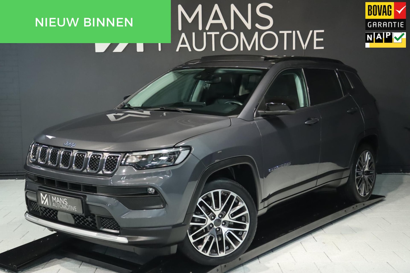 Jeep Compass - 4xe 240 Limited / PANODAK / CAMERA / FACELIFT / CARPLAY - AutoWereld.nl