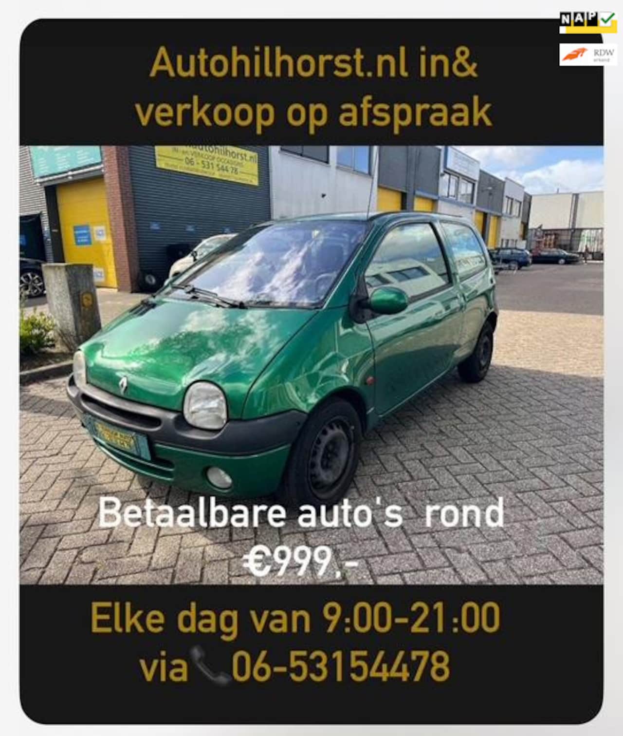 Renault Twingo - 1.2 Privilège APK 2026!! en andere foto's!! kijk maar!! - AutoWereld.nl