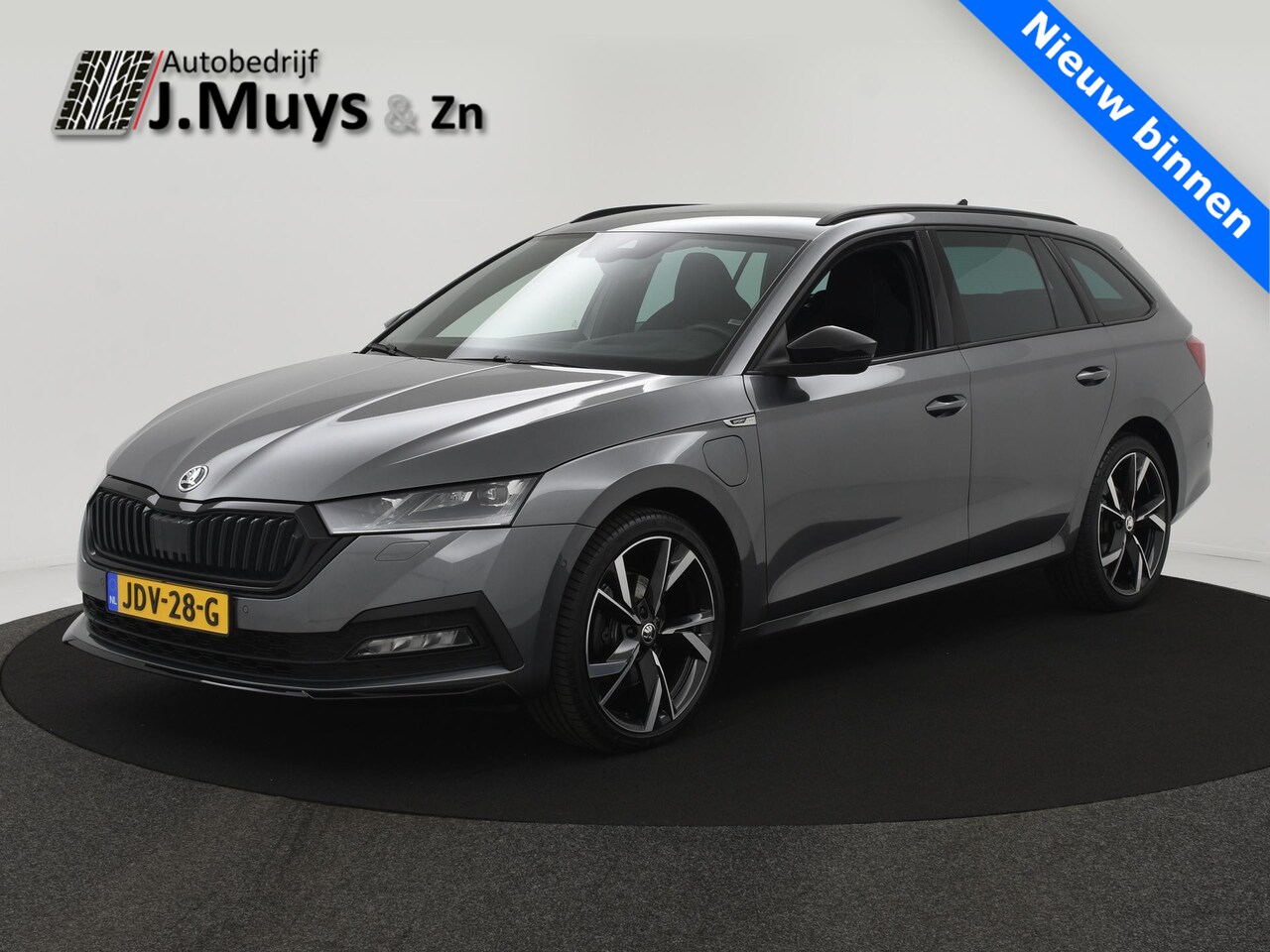 Skoda Octavia Combi - 1.4 TSI 204PK iV PHEV Sportline Business NAVI|HEAD-UP|STOELVERW+STUURVERW|19INCH|LED|VIRTU - AutoWereld.nl