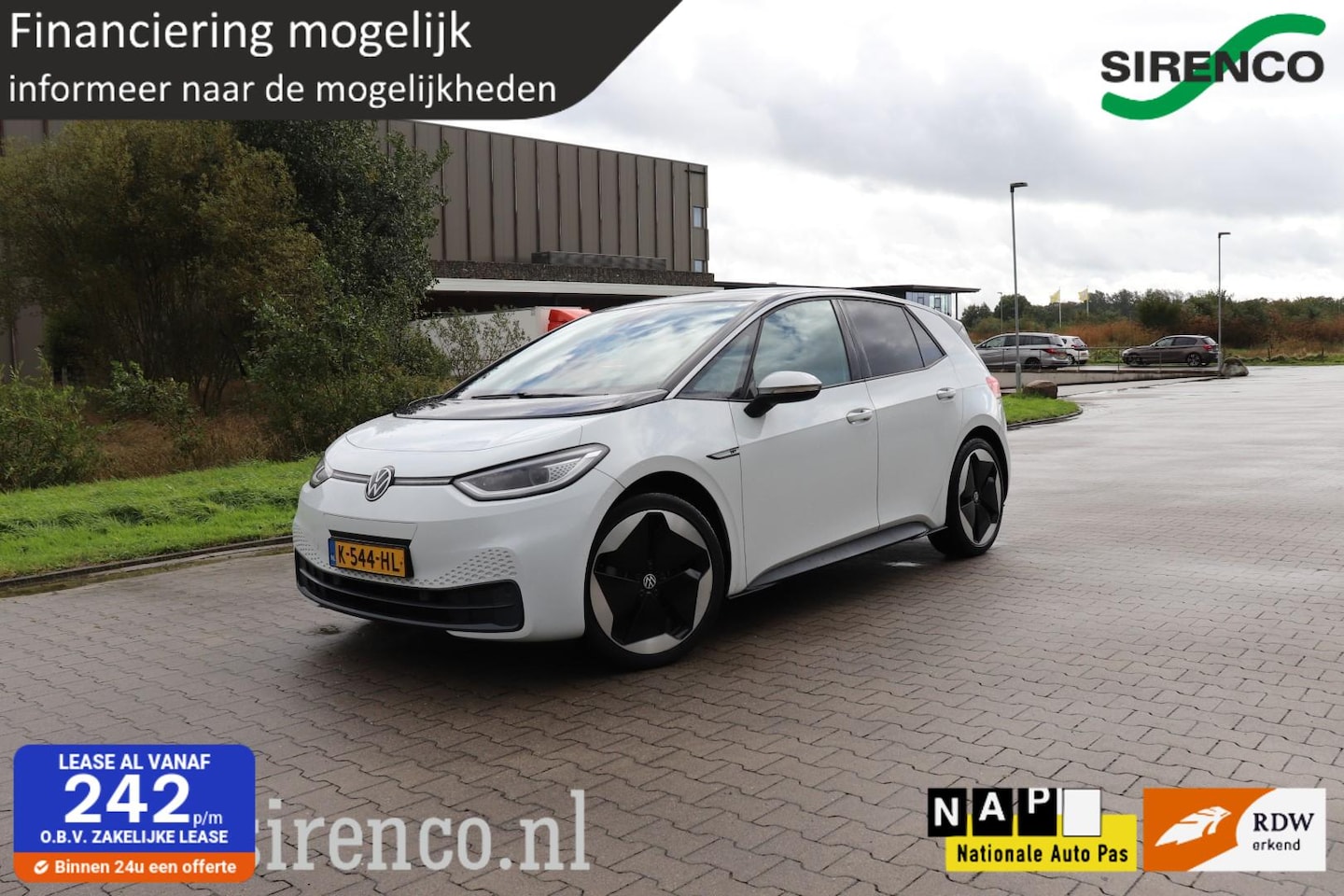 Volkswagen ID.3 - First Plus MAX 58 kWh panadak hud trekhaak elektrische sportzetels carplay stoel+ stuurver - AutoWereld.nl