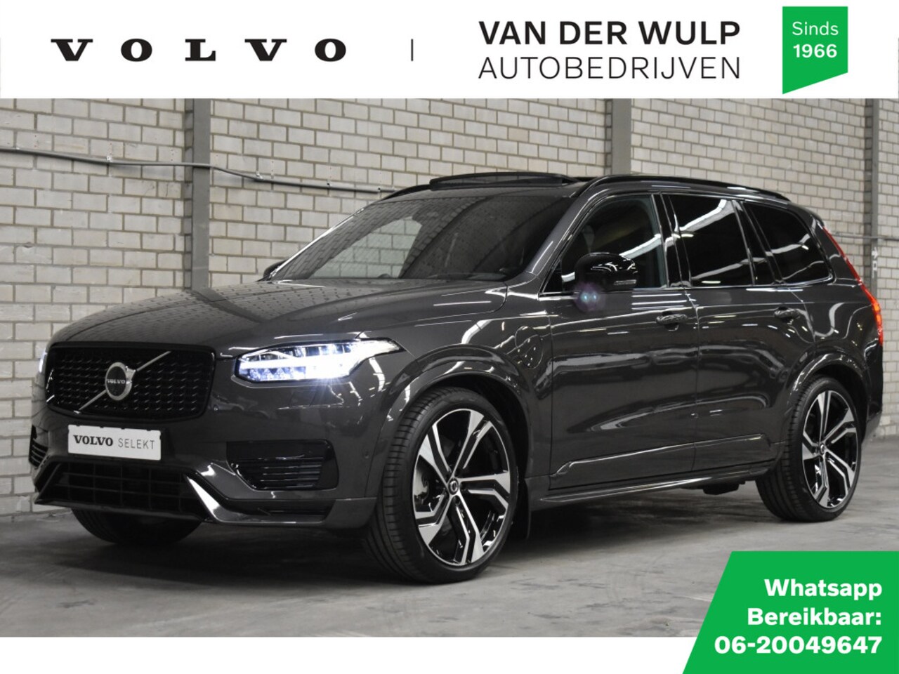 Volvo XC90 - T8 455PK AWD Ultra Dark | Trekhaak | Luchtvering | 22'' | B&W - AutoWereld.nl