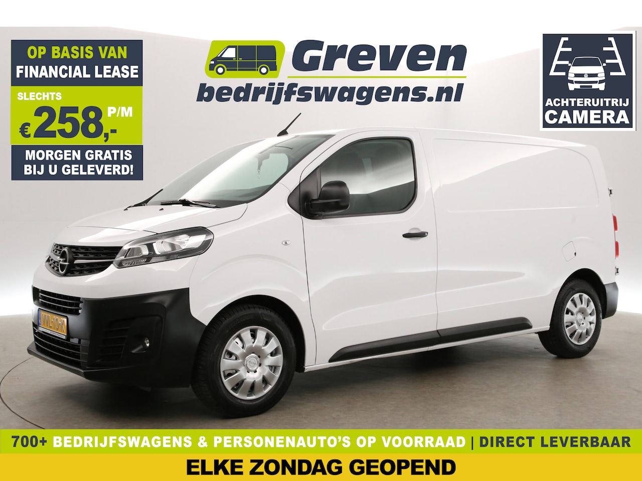 Opel Vivaro - 2.0 BlueHDi L2H1 | 145PK | Airco | Cruise | 360Camera | Carplay | 3 Persoons | Navigatie | - AutoWereld.nl