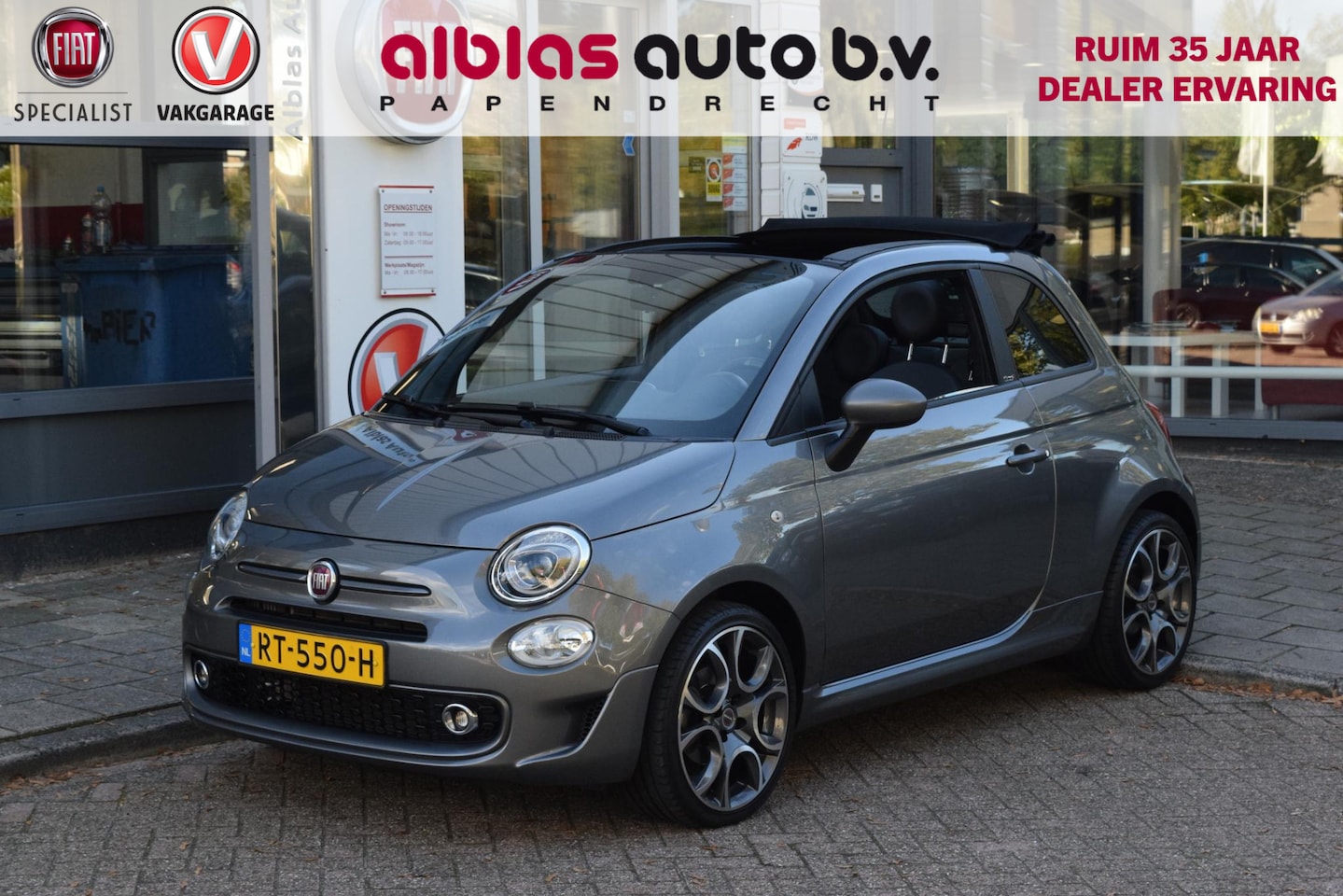 Fiat 500 C - 0.9 TwinAir Turbo Sport|105pk|Trekhaak Fiat 500 C 0.9 TwinAir Turbo Sport|105pk|als nieuw! - AutoWereld.nl