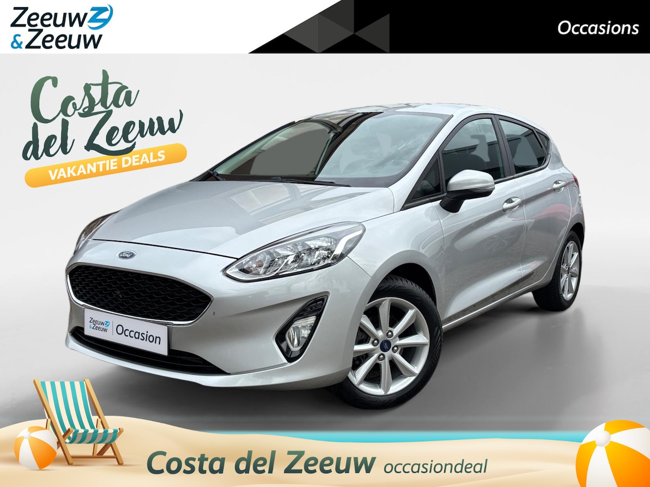 Ford Fiesta - 1.1 Trend | Airco | Bluetooth telefoonvoorbereiding | Parkeersensoren achter | Dimlicht au - AutoWereld.nl