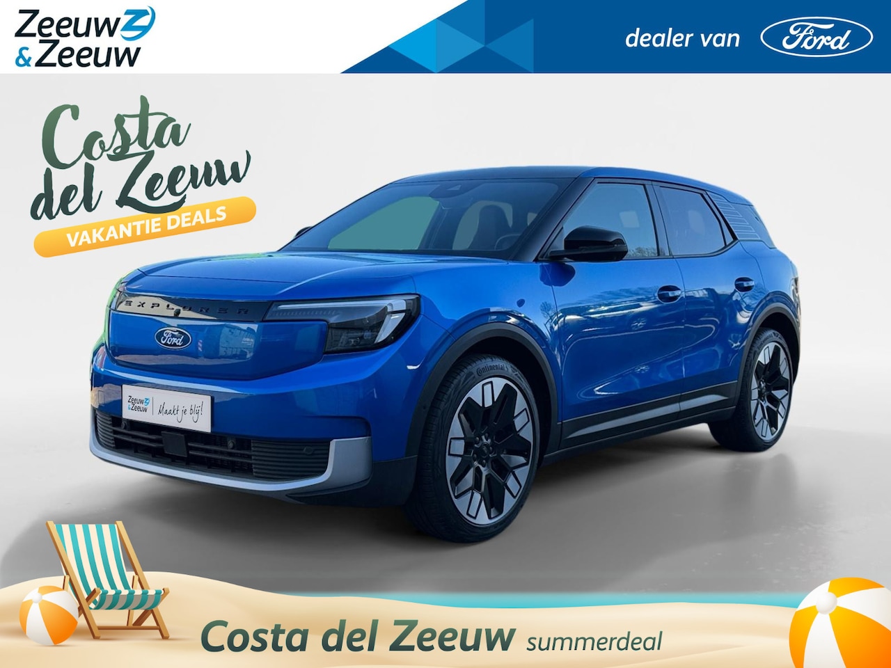 Ford Explorer - Premium Extended Range RWD 77 kWh | Nieuw te bestellen | €1000,- korting | 21 Inch LM |Dri - AutoWereld.nl