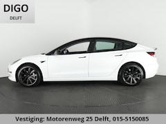Tesla Model 3 - BLACKLINE BI-TONE PANO STD ACCUTEST 86% RWD 60 kWH LEDER.NAVI.CAMERA.AUTOPILOT, STOELVERWA
