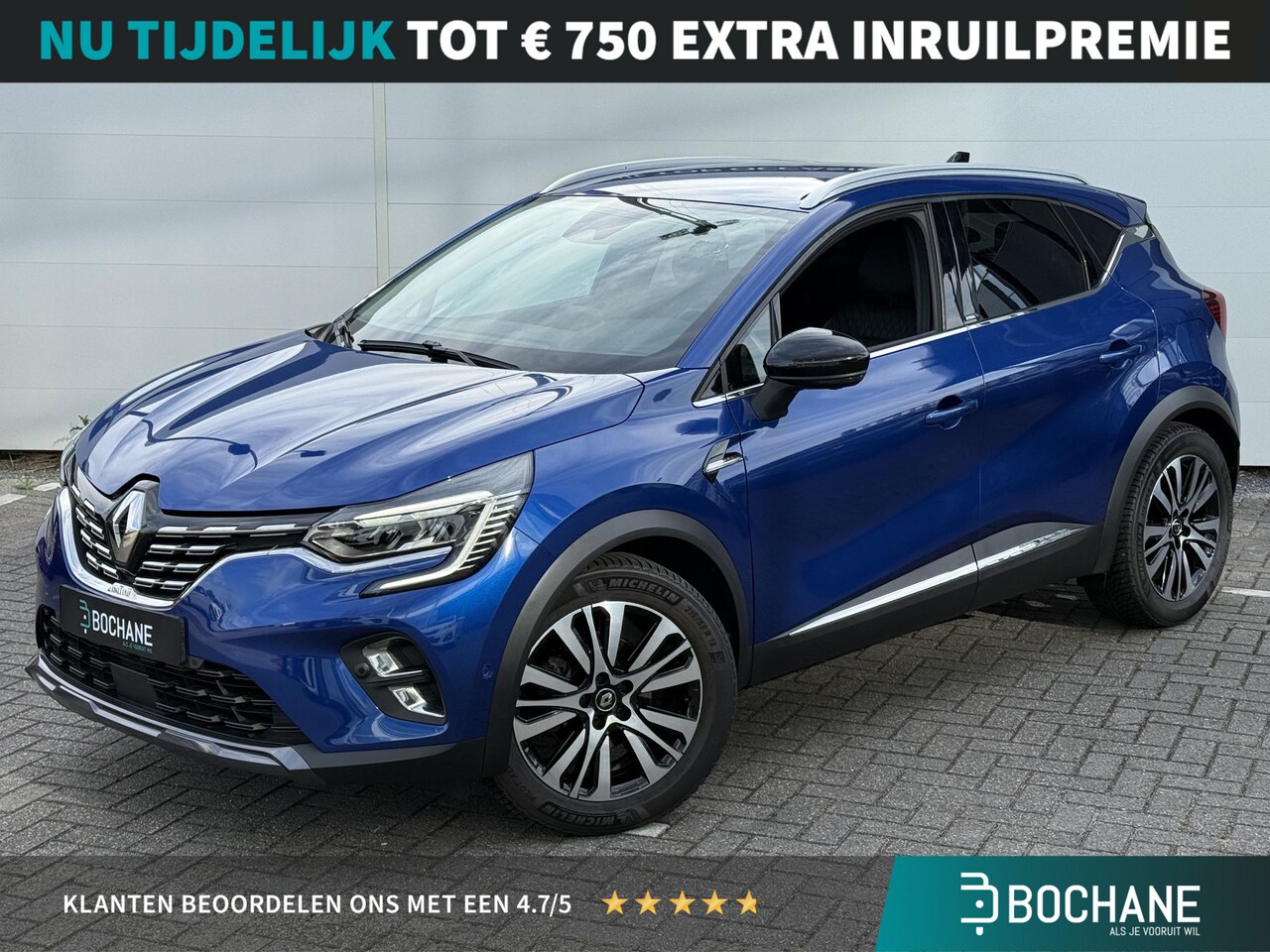 Renault Captur - 1.6 E-Tech Plug-in Hybrid 160 Initiale Paris (Hoge instap) Trekhaak | BOSE | 360° Camera | - AutoWereld.nl