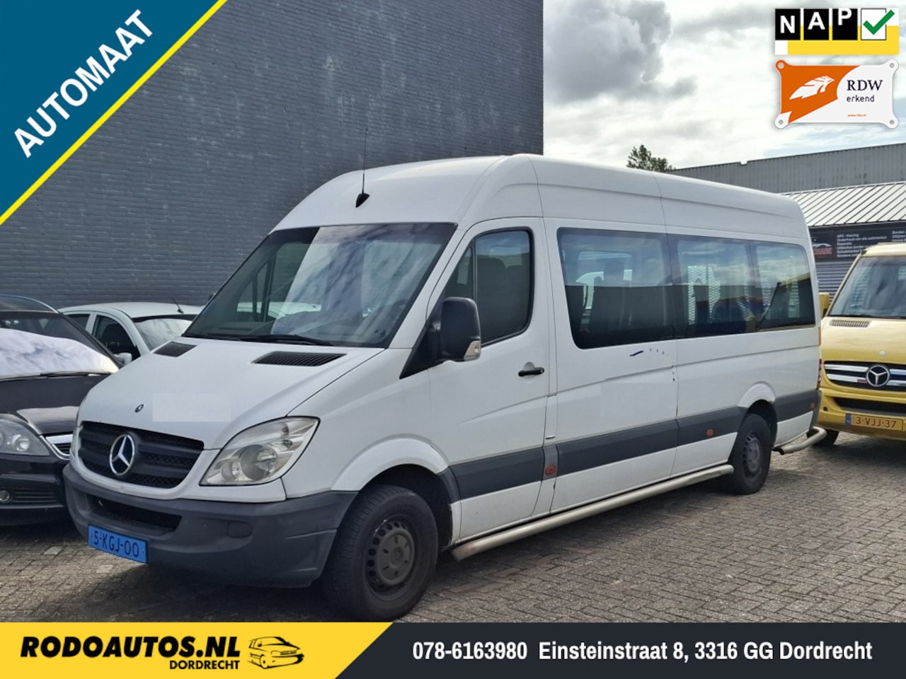 Mercedes-Benz Sprinter - 313 2.2 CDI 432 HD 9 PERS ROLSTOEL MOTOR VAST! - AutoWereld.nl