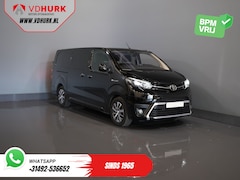 Toyota ProAce Electric Worker - 75 kWh 265km WLTP L3 Xenon/ 2x Schuifdeur/ Standkachel/ Stoelverw./ Carplay/ Climate/ Came