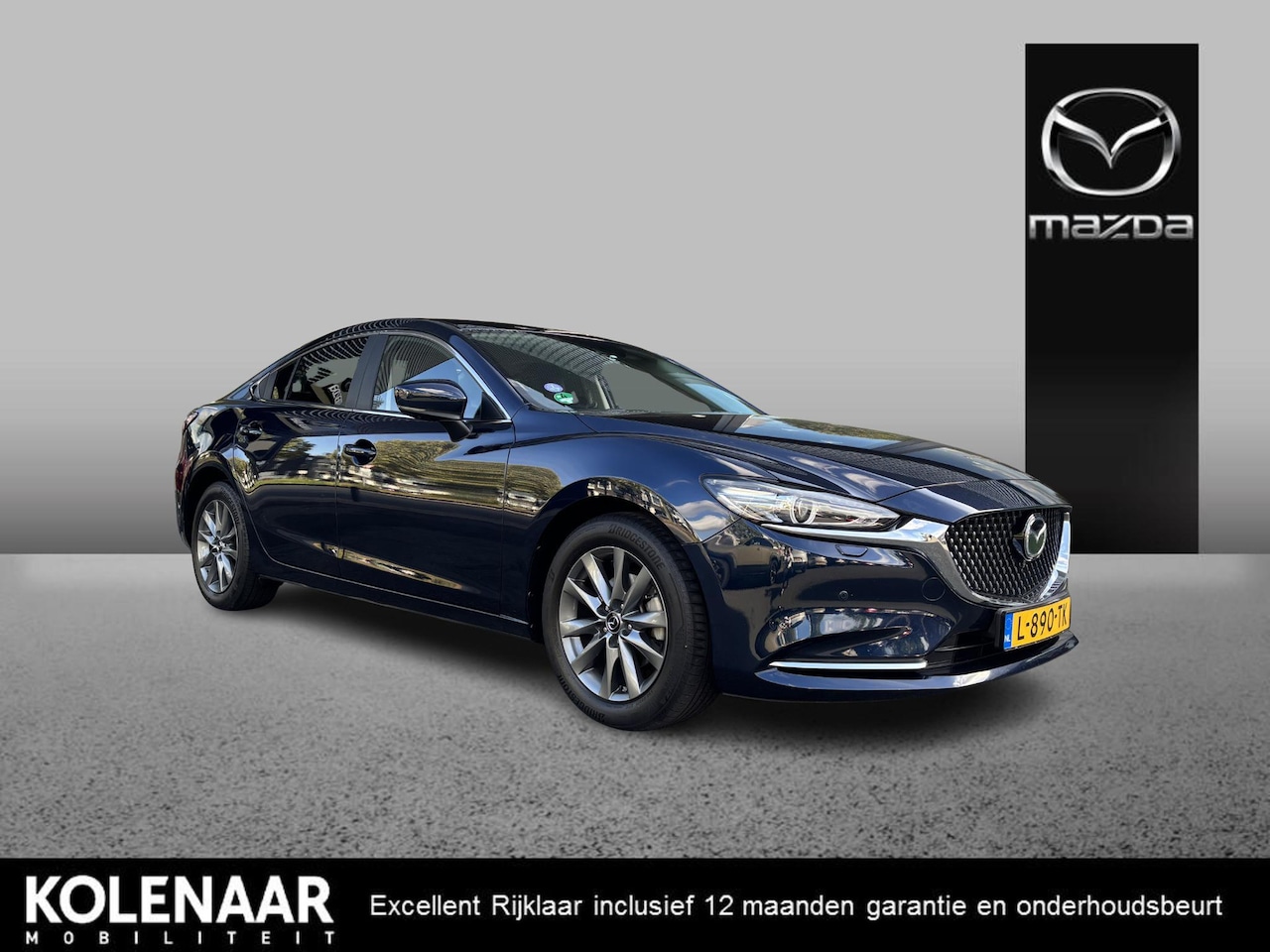 Mazda 6 - Sedan Business automaat 2.0 Sky-G 165pk /Dealeronderhouden/Navi/Adaptive cruise/360 cam/Ca - AutoWereld.nl