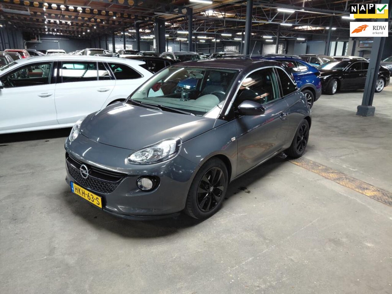 Opel ADAM - 1.4 Jam Leder,sterren hemel, zwart dak, ecc airco, 16 inch zwart - AutoWereld.nl