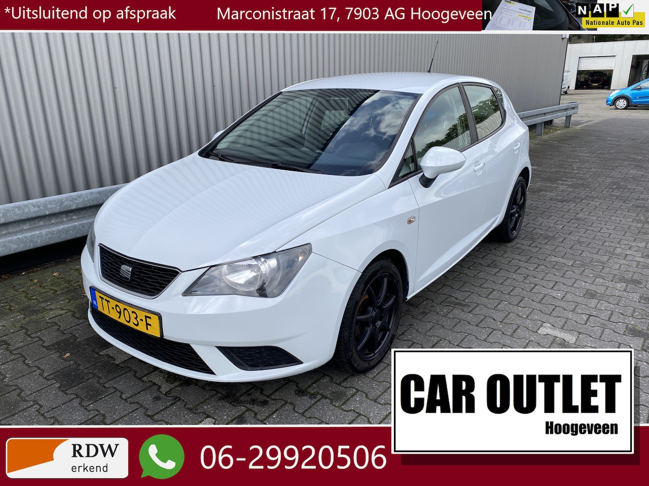 SEAT Ibiza - 1.2 Reference 140Dkm. 5-Drs, A/C, PDC, LM, nw. APK – Inruil Mogelijk – - AutoWereld.nl