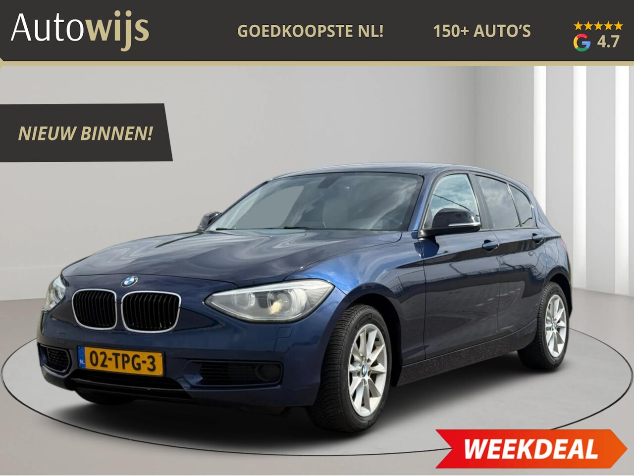 BMW 1-serie - 118i Business+|NL AUTO|XENON|Leder|Trekhaak|Goed onderhouden - AutoWereld.nl