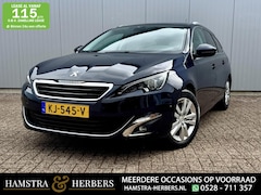 Peugeot 308 SW - 1.2 PureTech blauw leder navi stoelverwarming