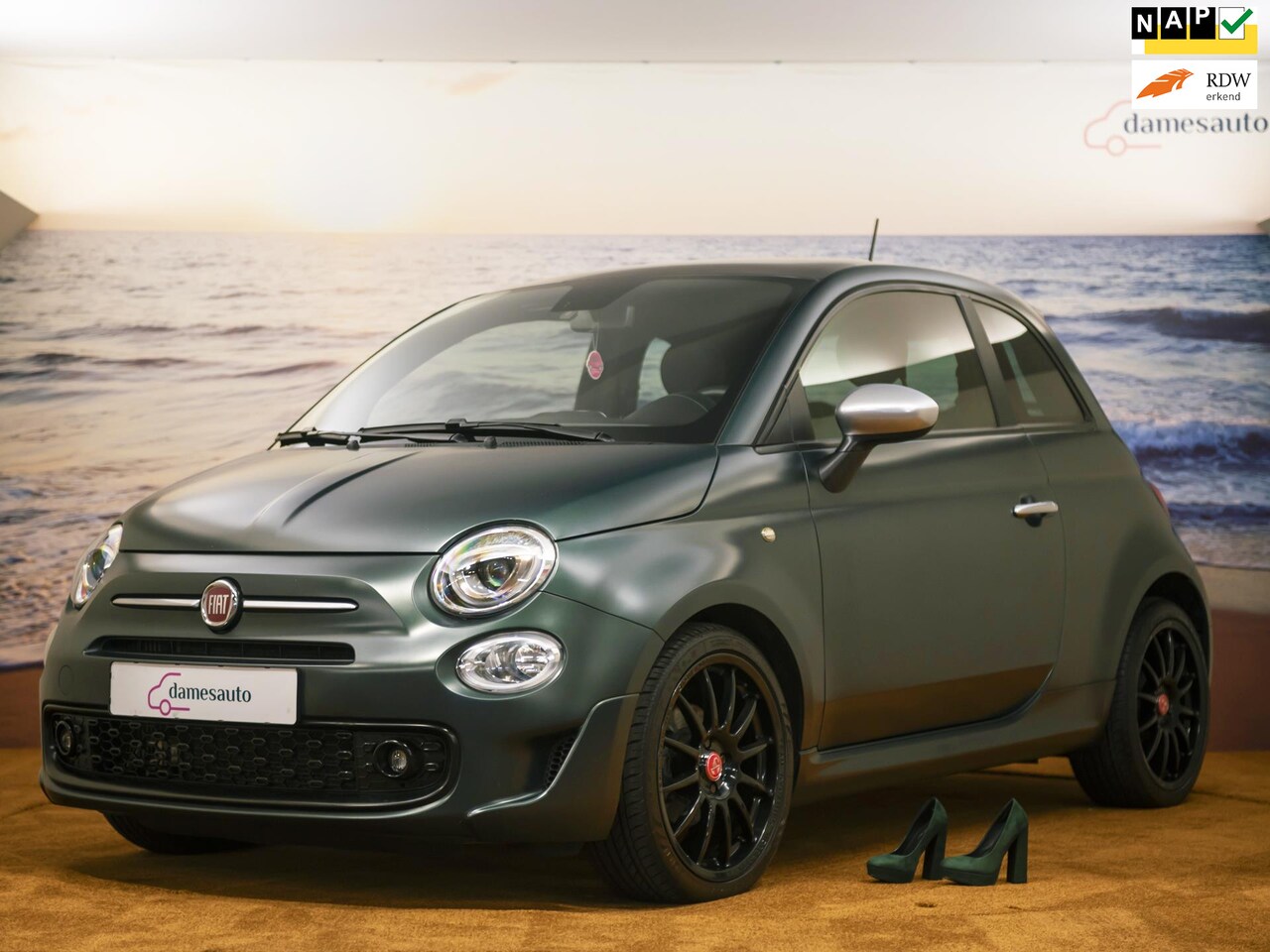 Fiat 500 - 0.9 Turbo Rockstar|Clima|NAP|Mat groen|incl. garantie - AutoWereld.nl
