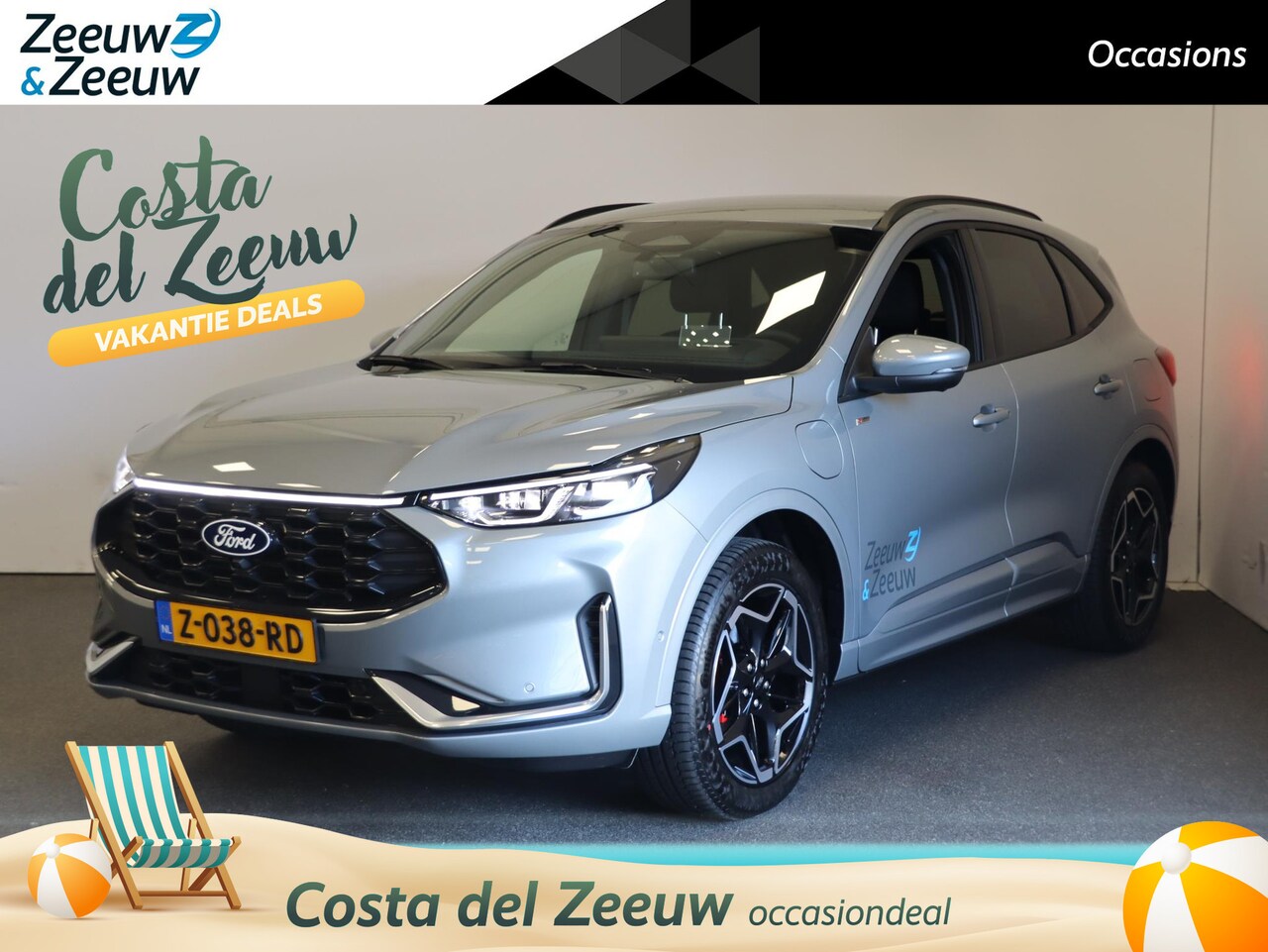 Ford Kuga - 2.5 PHEV ST-Line X | AGR-Stoelen | Stoel/Stuur/Voorruitverwarming | B&O Audio | Head-up Di - AutoWereld.nl