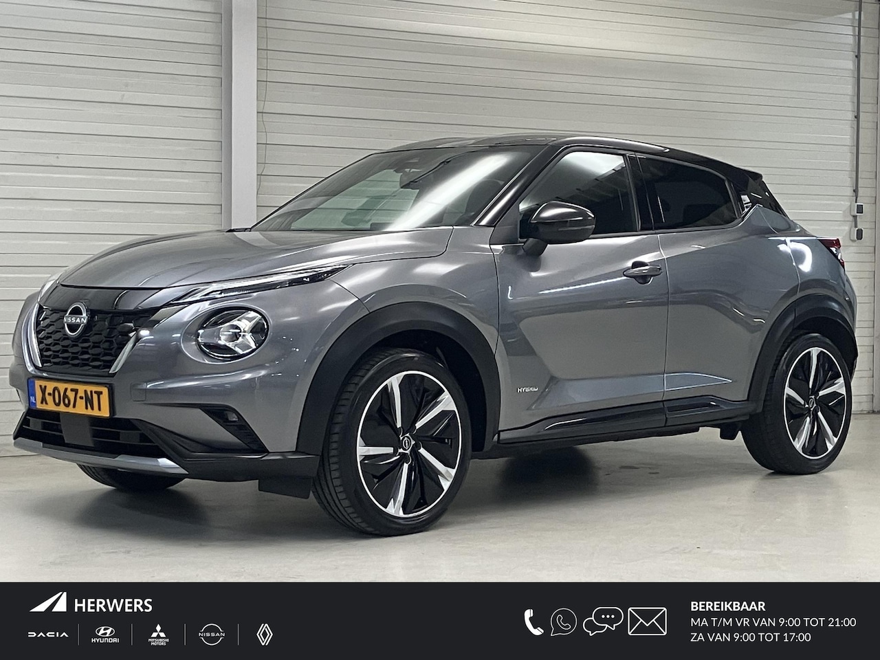 Nissan Juke - 1.6 Hybrid N-Design / Apple CarPlay/Android Auto / Cruise control / Navigatie / Achteruitr - AutoWereld.nl