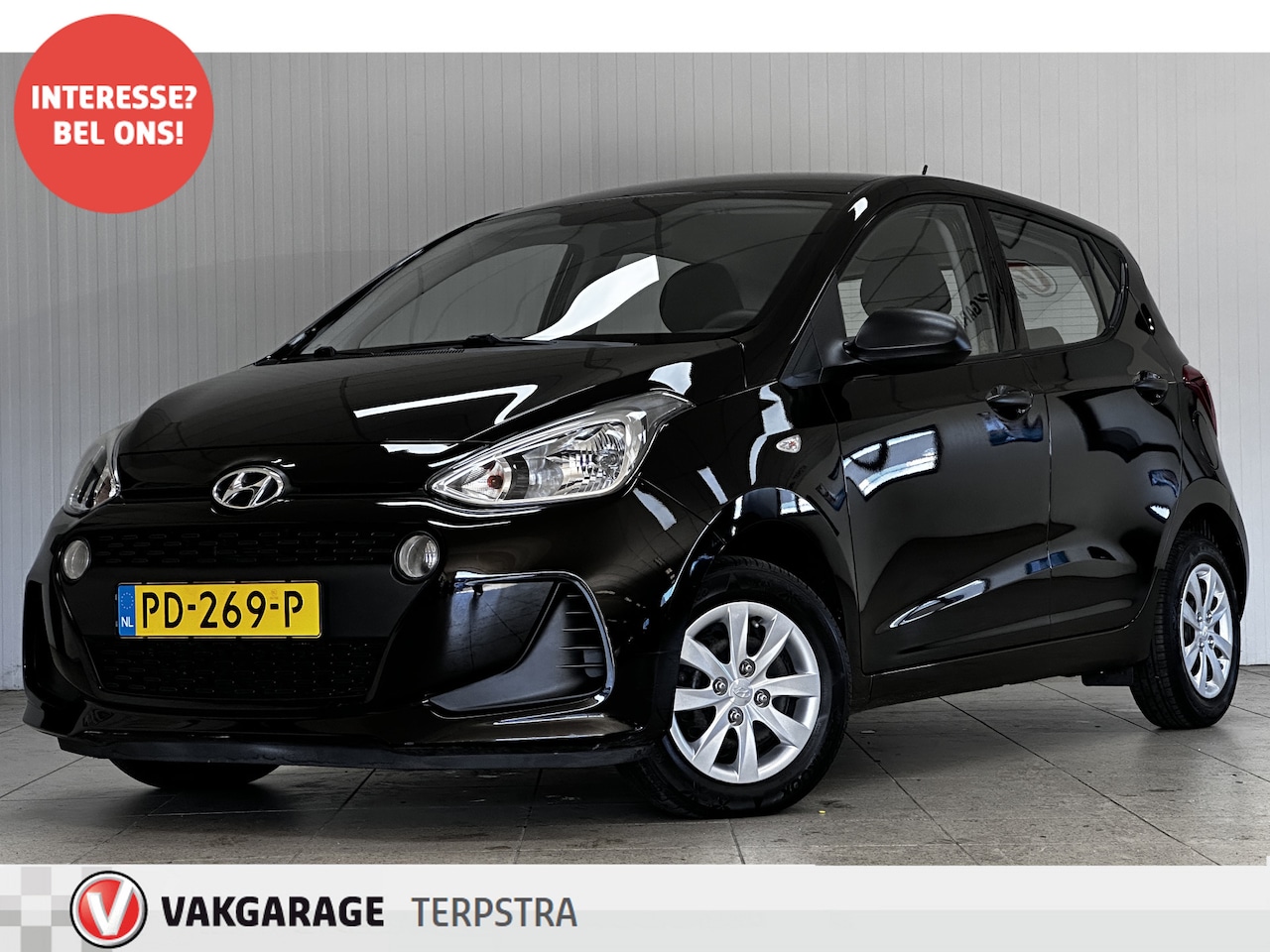 Hyundai i10 - 1.0i i-Motion/ 5-DRS/ Airco!/ Radio-CD+AUX&USB/ Elek.Pakket/ Isofix/ Metallic Lak/ C.V.Afs - AutoWereld.nl