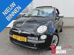 Fiat 500 C - 1.2 Lounge Zwart/Zwart