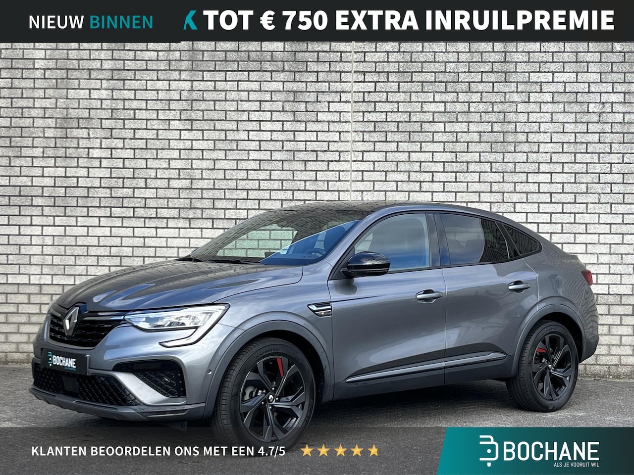 Renault Arkana - 1.6 E-Tech Hybrid 145 R.S. Line | Achteruitrijcamera | Stoel + stuurverwarming | Apple Car - AutoWereld.nl