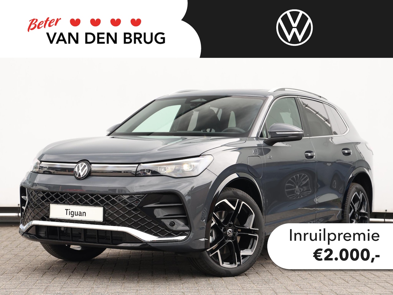 Volkswagen Tiguan - R-Line-Edition 1.5 eHybrid 200 kW / 272 pk SUV 6 v | Trekhaak | Keyless | Panoramadak | St - AutoWereld.nl