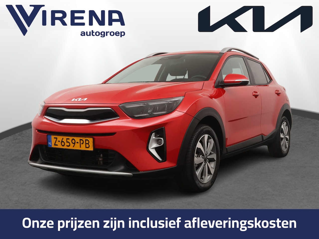 Kia Stonic - 1.0 T-GDi MHEV DynamicPlusLine Airco - Apple Carplay/Android Auto - Cruise Control Adaptie - AutoWereld.nl