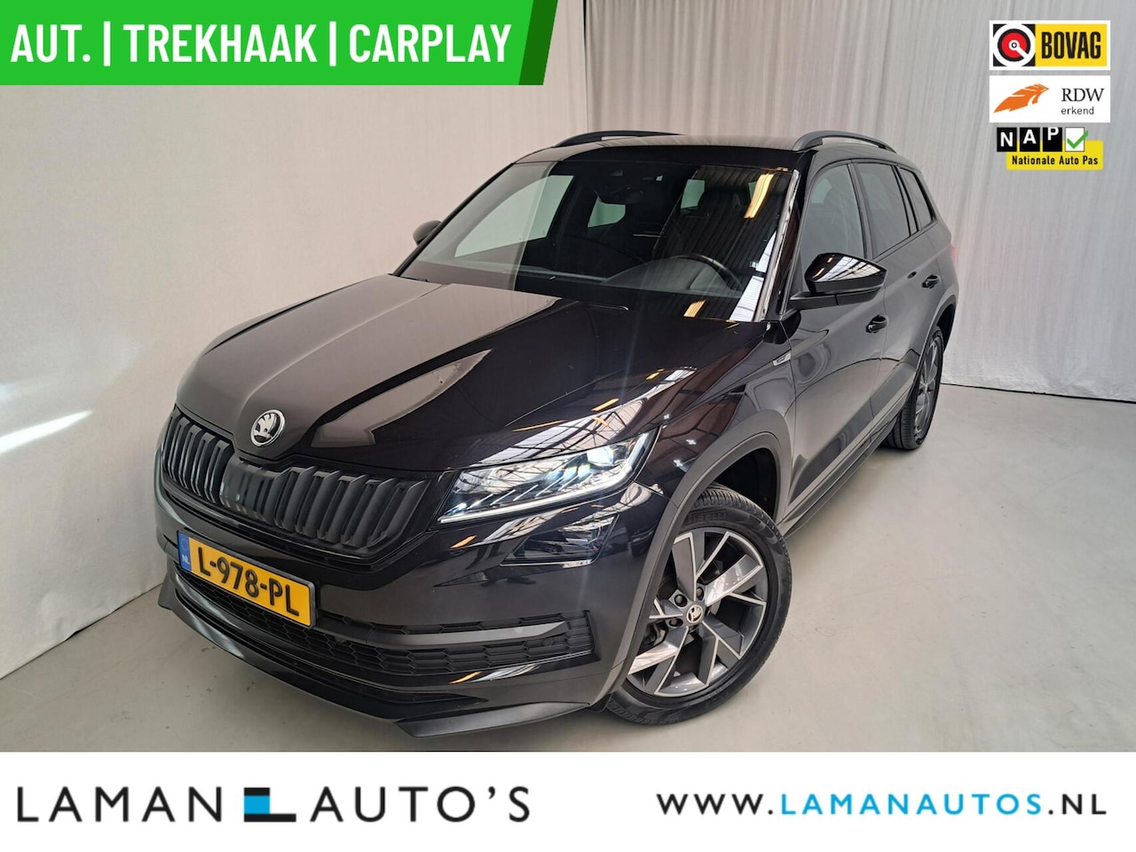 Skoda Kodiaq - 1.5 TSI 150pk DSG Sportline Business Aut. | Virtual Leder/Alcantara CarPlay Canton 19" Tri - AutoWereld.nl