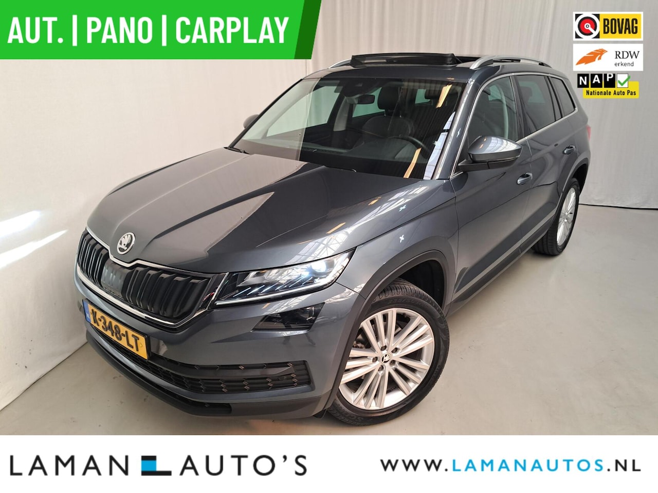 Skoda Kodiaq - 1.5 TSI 150pk DSG Business Edition Aut. | Pano Open Dak Leder/Alcantara CarPlay Canton 19" - AutoWereld.nl