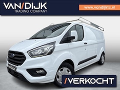 Ford Transit Custom - 300 2.0 TDCI L2H1 Trend ✓Euro 6 ✓3-persoons ✓Airco ✓Cruise ✓Apple CarPlay Android Auto ✓Pa