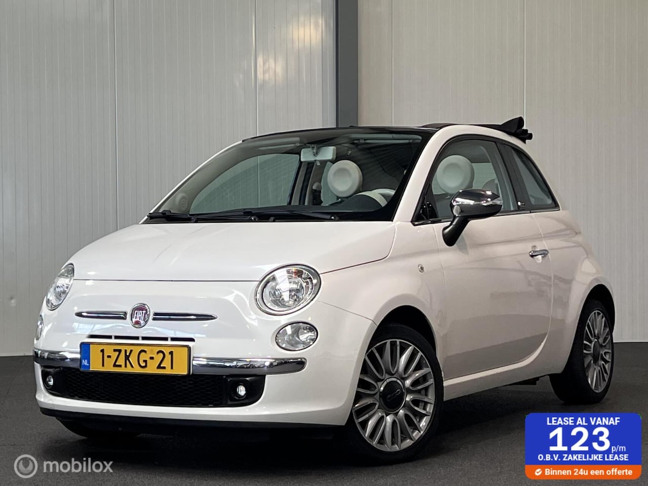 Fiat 500 - 0.9 TwinAir Turbo Cult [ NAP leder LM clima ] - AutoWereld.nl