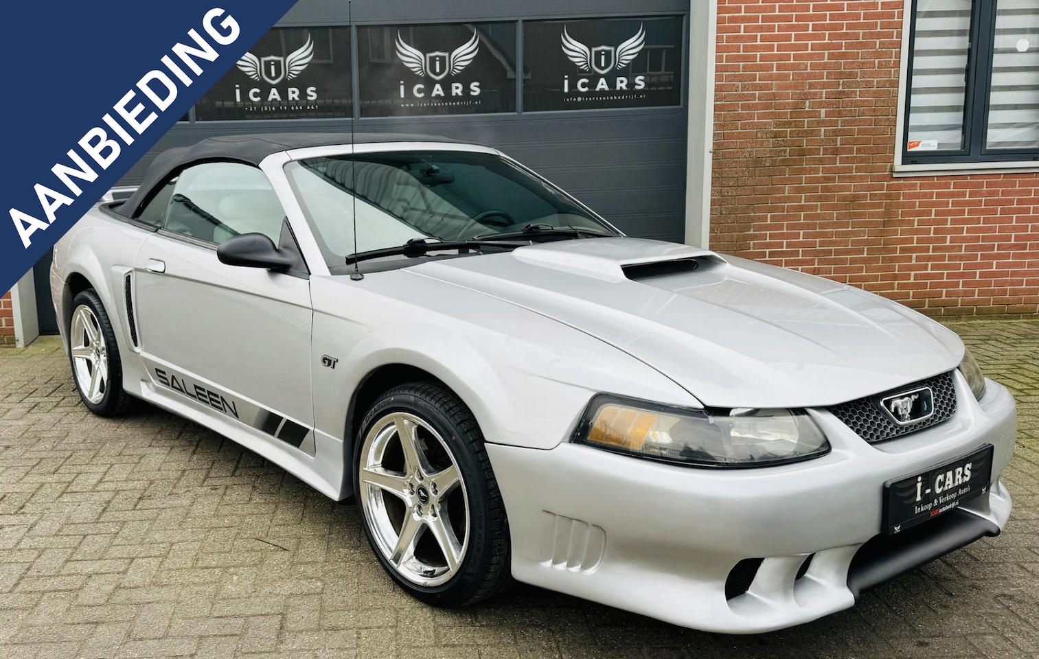 Ford Mustang Convertible - USA 4.6 GT V8 GT + SALEEN(PAKKET) - AutoWereld.nl
