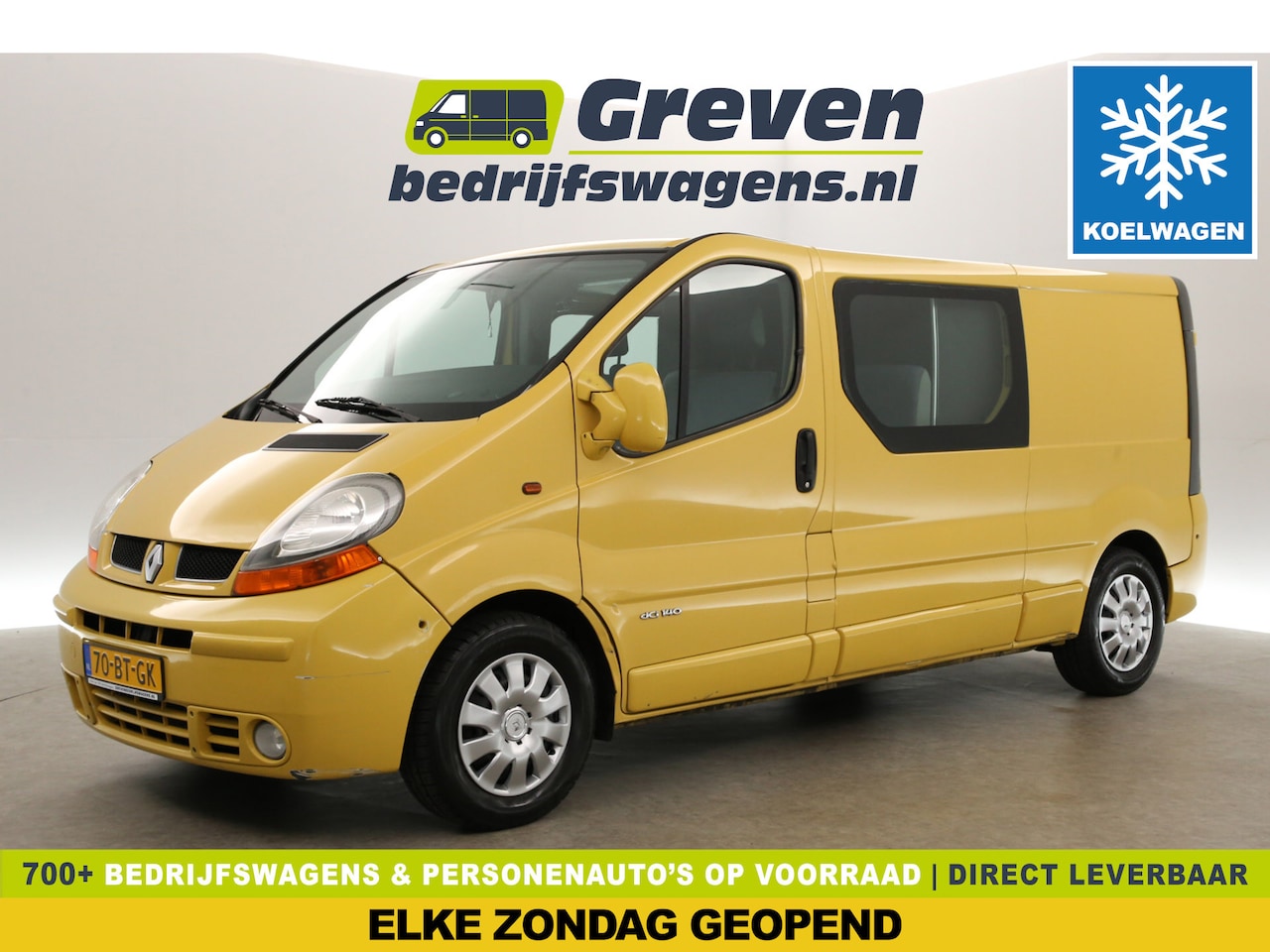 Renault Trafic - 2.5 dCi L2H1 | YOUNGTIMER | Koelwagen | DC | 5 Persoons | Airco | Parkeersensoren | Trekha - AutoWereld.nl