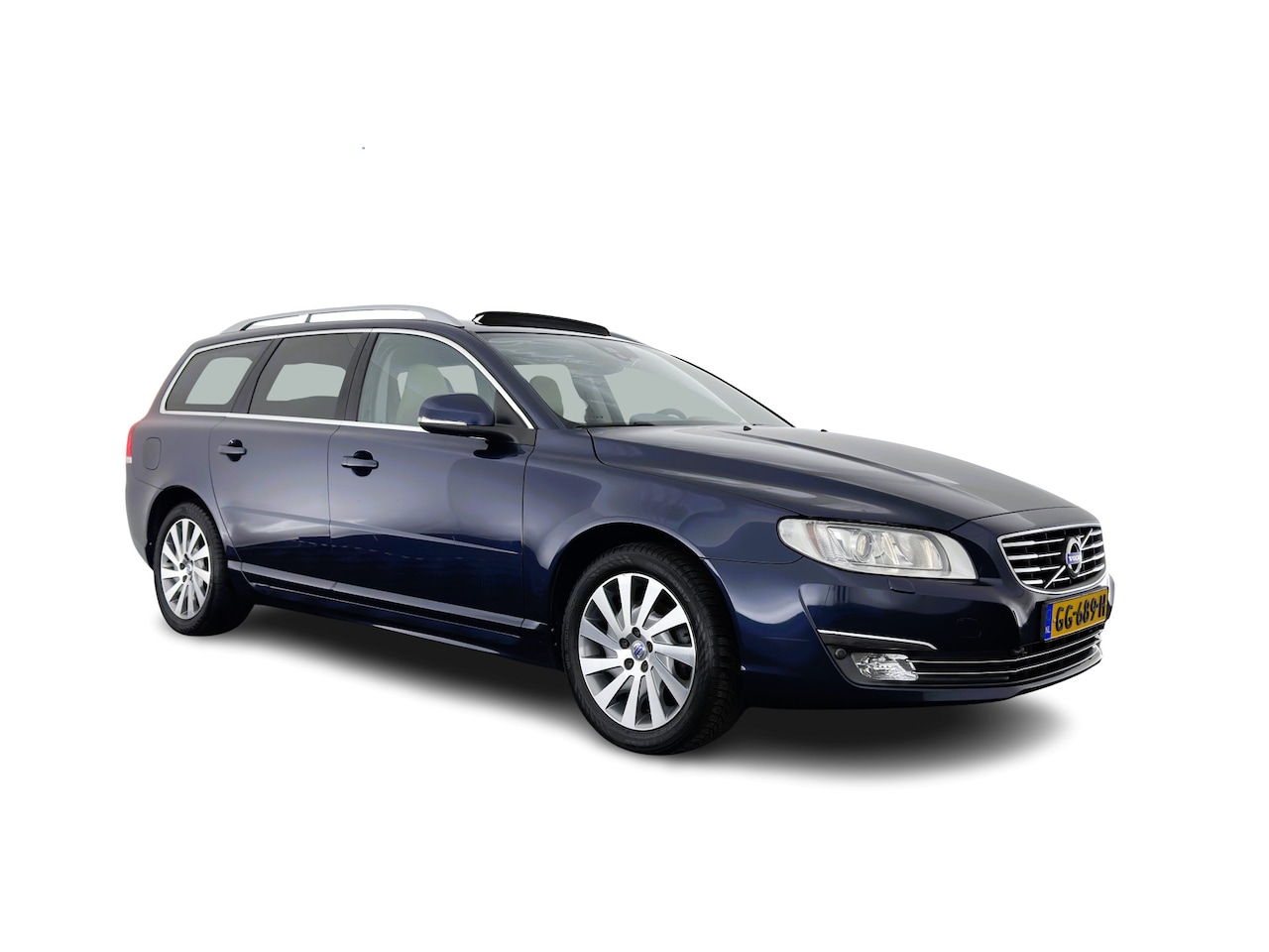 Volvo V70 - 2.0 D4 Summum *PANO | LUXURY-LEATHER | XENON | MEMORY-PACK | NAVI-FULLMAP | CAMERA | HEATE - AutoWereld.nl