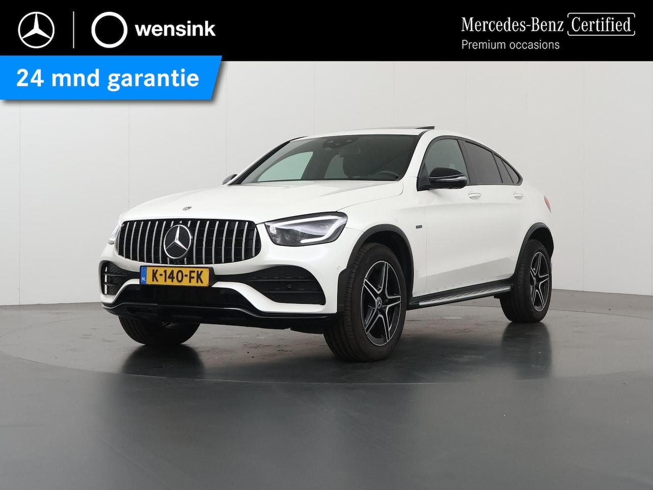 Mercedes-Benz GLC-klasse Coupé - 300e 4MATIC Business Solution AMG | Night | Schuif/kanteldak | Burmester | Multibeam | 360 - AutoWereld.nl