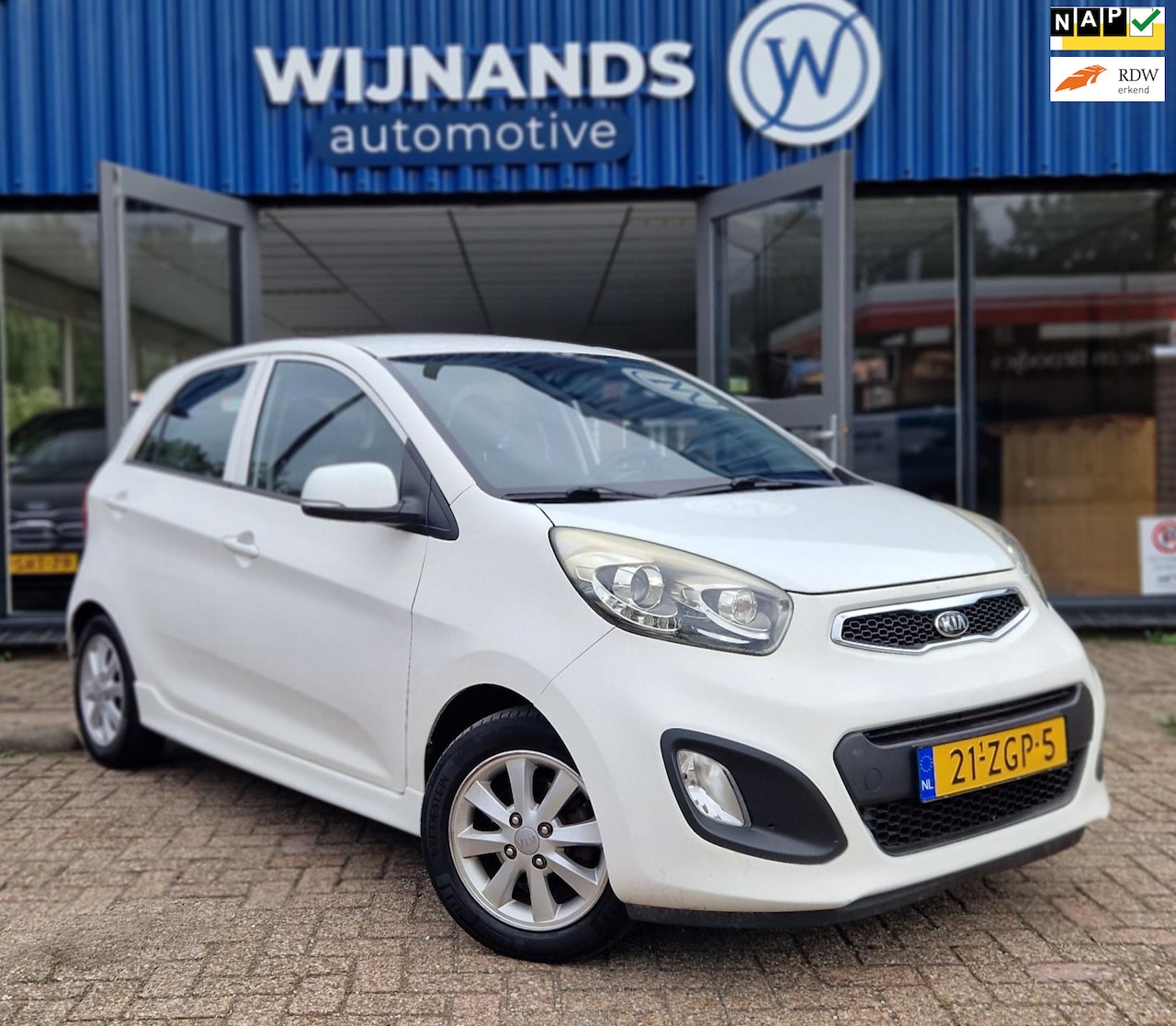 Kia Picanto - 1.2 CVVT ISG Plus Pack Nieuwe Koppeling Led Elek - AutoWereld.nl