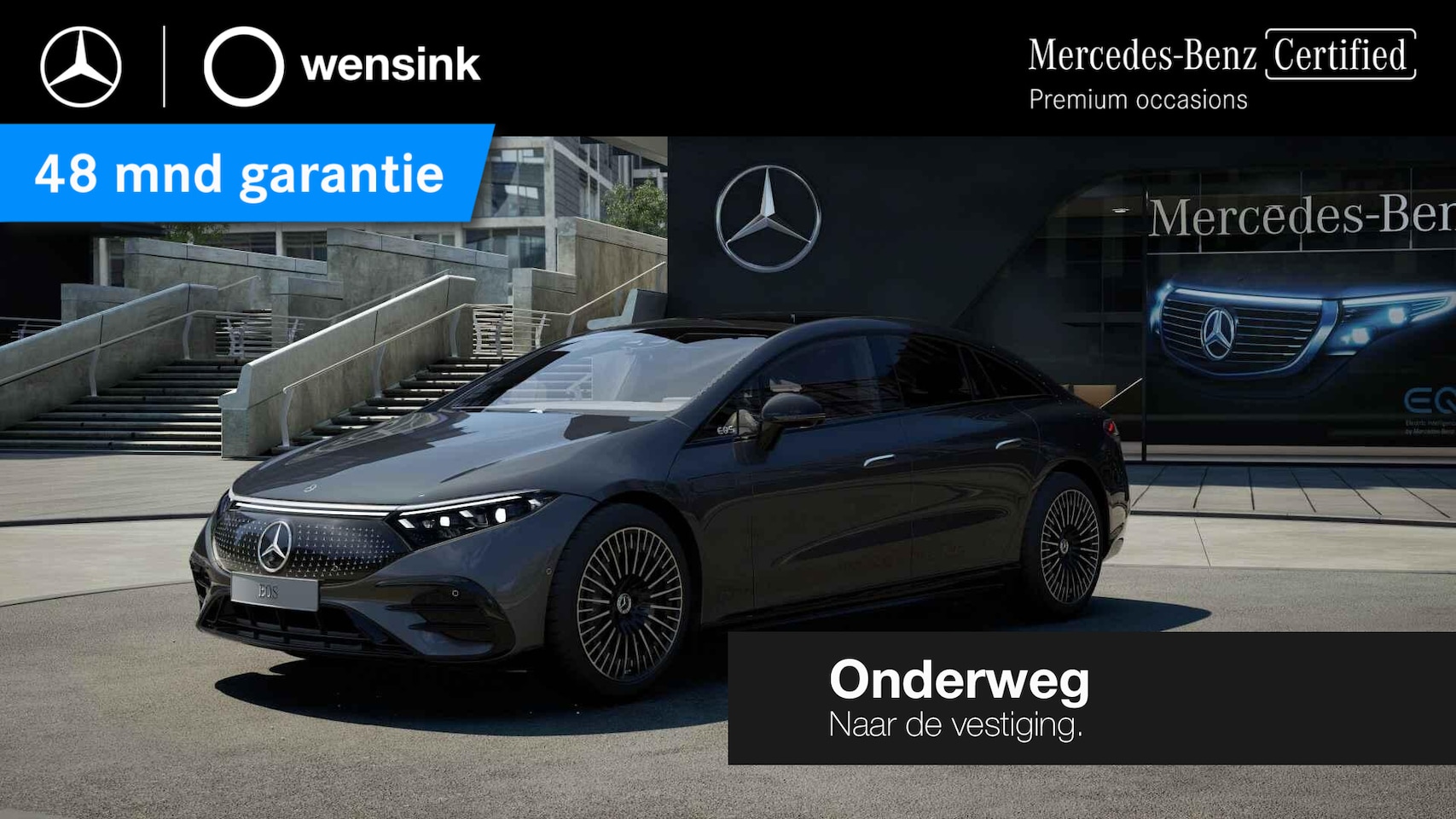 Mercedes-Benz EQS - 450+ AMG Line 108 kWh | Night | Panoramadak | Burmester | Achterasbesturing | Rijassistent - AutoWereld.nl