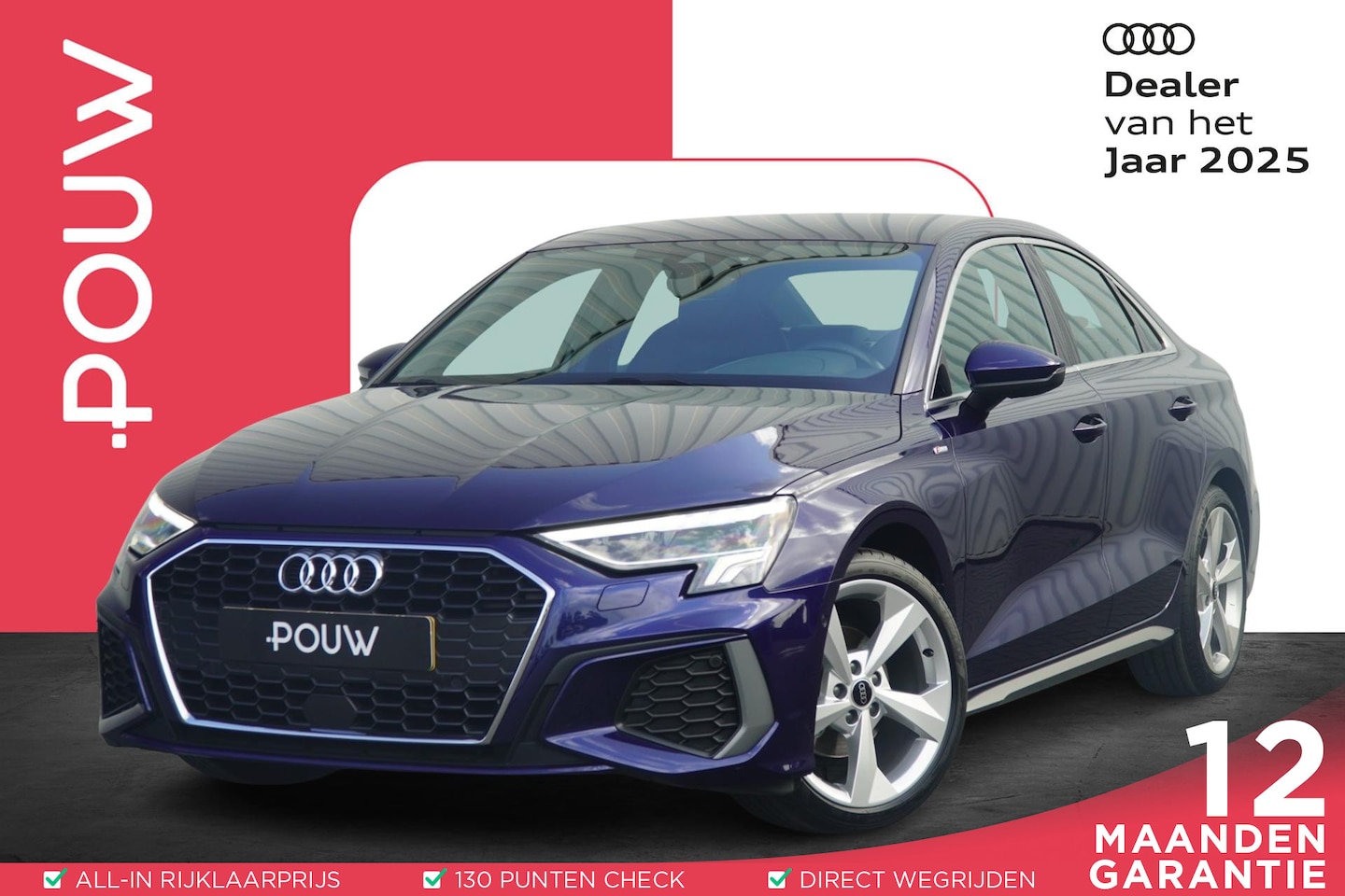 Audi A3 Limousine - 30 TFSI 110pk S-tronic S Edition | Navigatie | Apple Carplay / Android Auto - AutoWereld.nl