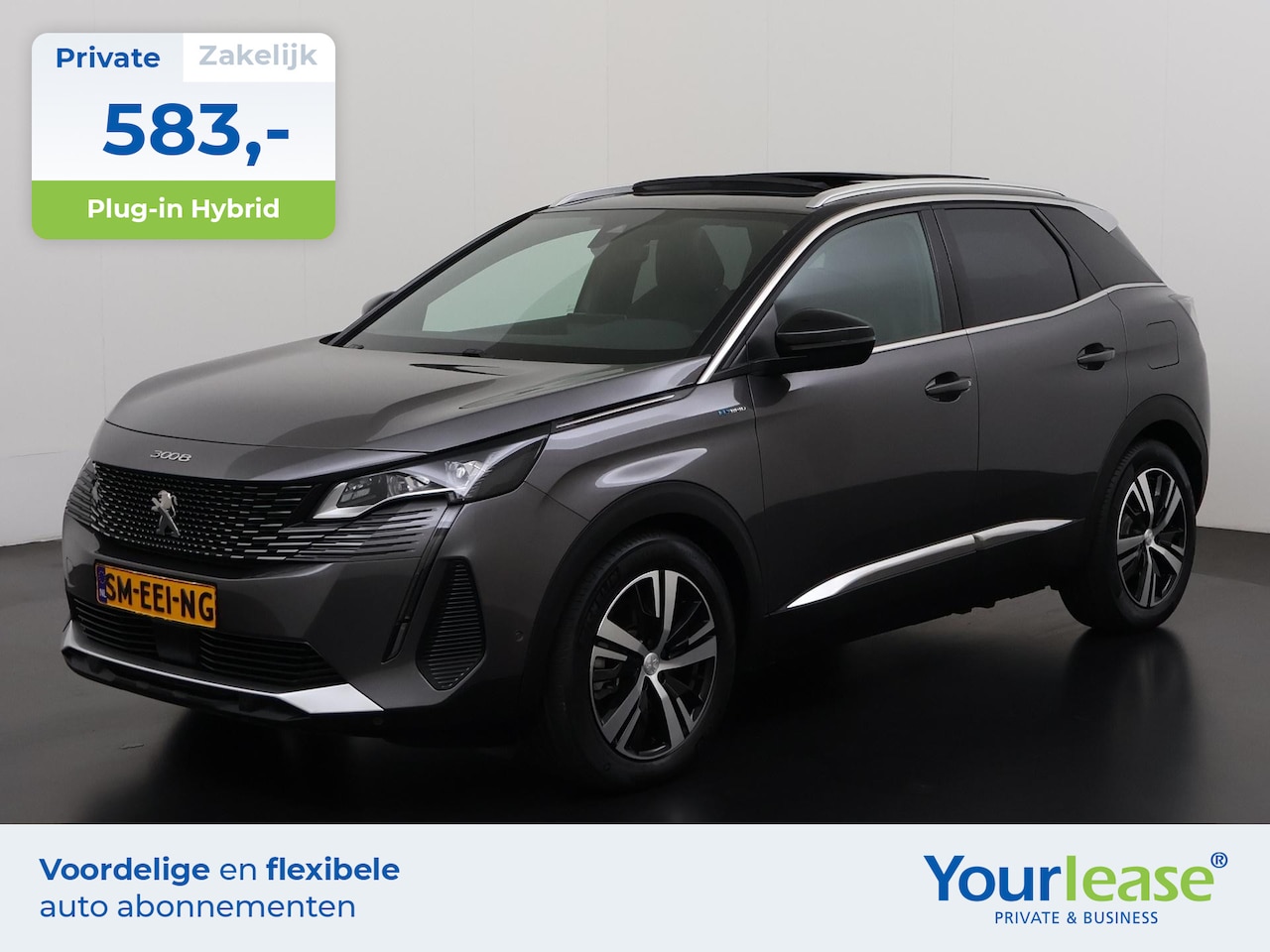 Peugeot 3008 - 1.6 HYbrid 225 GT | All-in 583,- Private Lease | Zondag open! - AutoWereld.nl