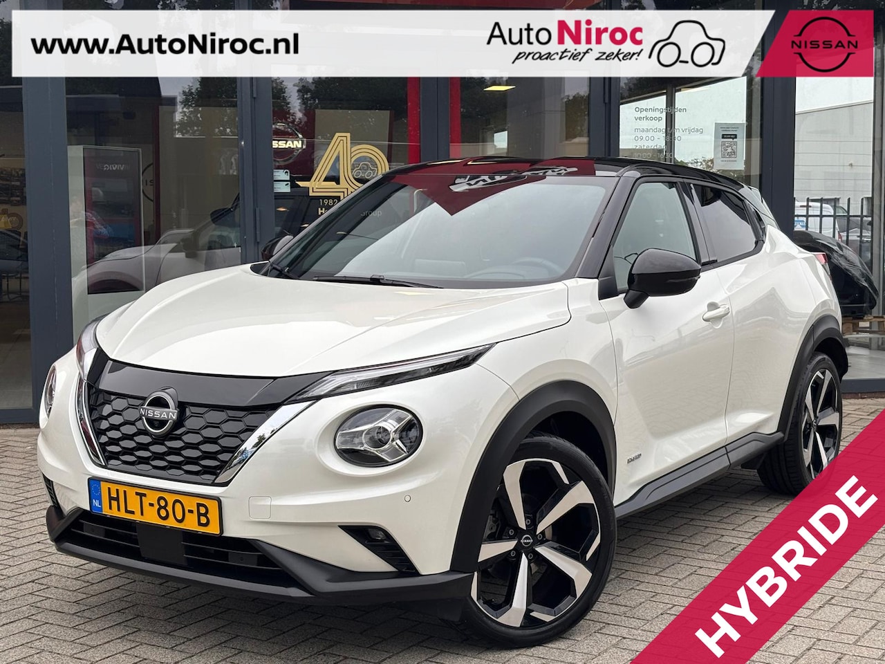 Nissan Juke - Hybrid 143 Tekna | AUTOMAAT | TWO-TONE | 19 INCH | 360 CAMERA | APPLE CARPLAY/ANDROID AUTO - AutoWereld.nl