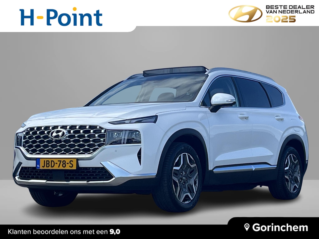 Hyundai Santa Fe - 1.6 T-GDI PHEV Premium Plus Sky 7p. | Fabrieksgarantie 07-2029 | Panorama schuifkanteldak - AutoWereld.nl
