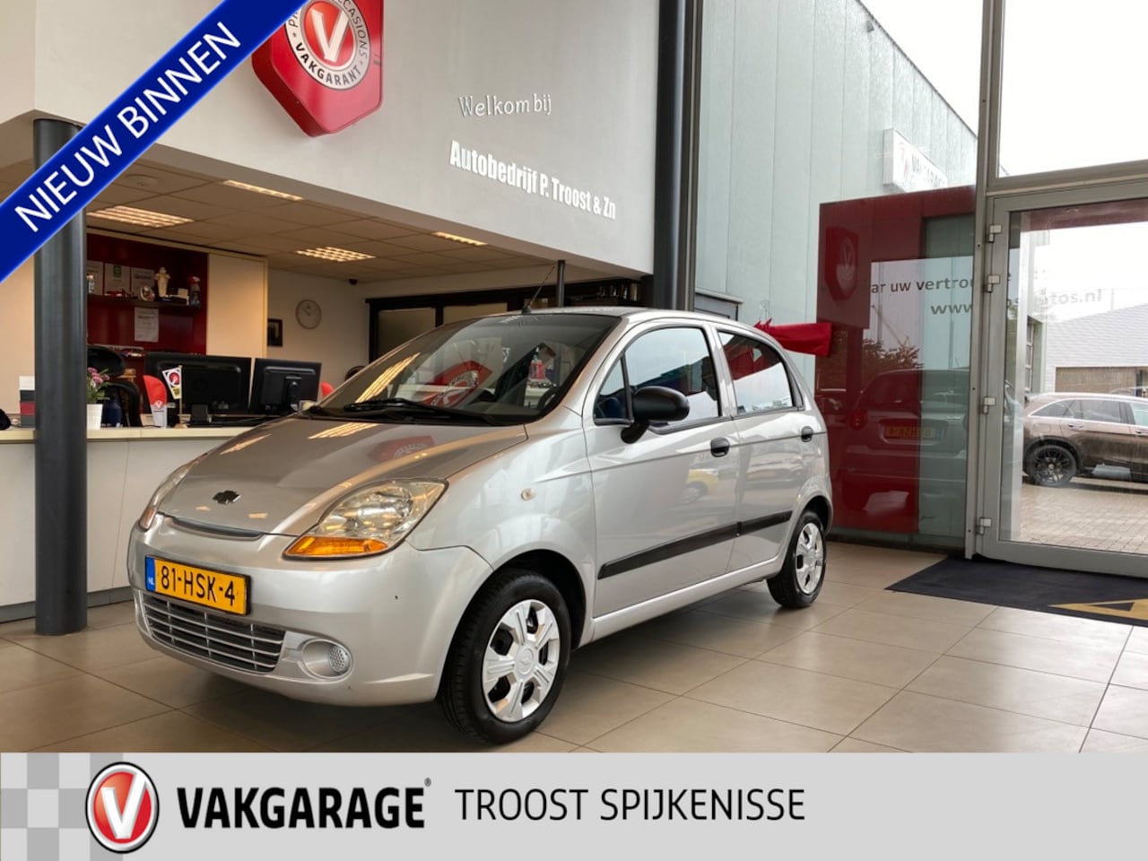 Chevrolet Matiz - 0.8 Style 0.8 Style,Lage Kilometerstand,5 Deurs,5 Zits,Airco,Elektrischpakket,Stuurbekrachting.Ipod - AutoWereld.nl