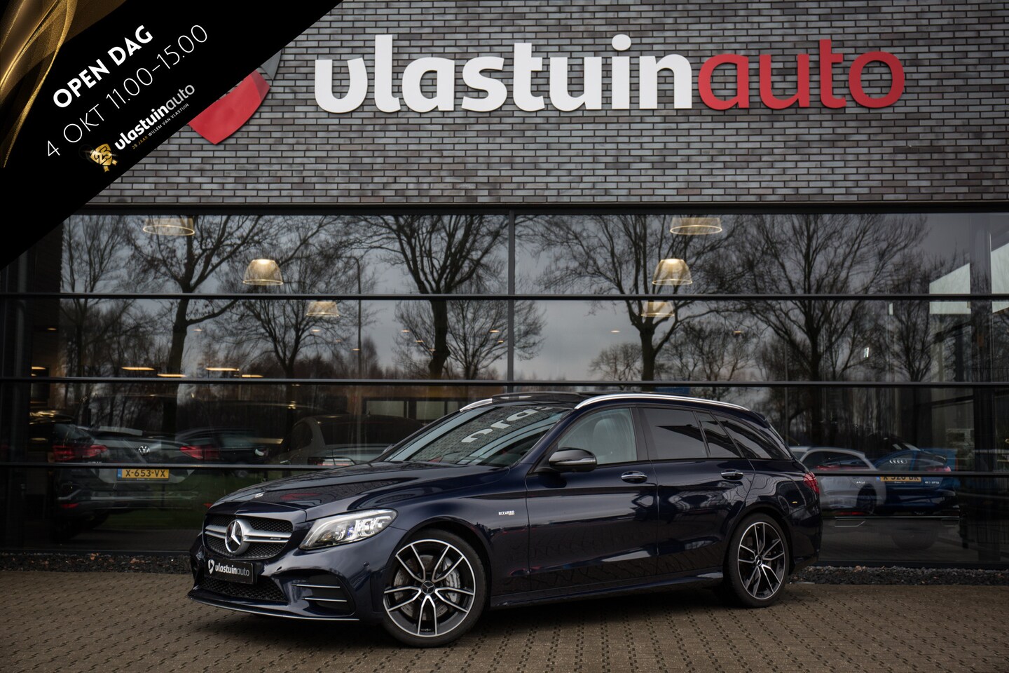 Mercedes-Benz C-klasse Estate - AMG 43 4MATIC Premium Plus Pack , Dealer onderhouden! Panoramadak, Adap. cruise, 3D camera - AutoWereld.nl